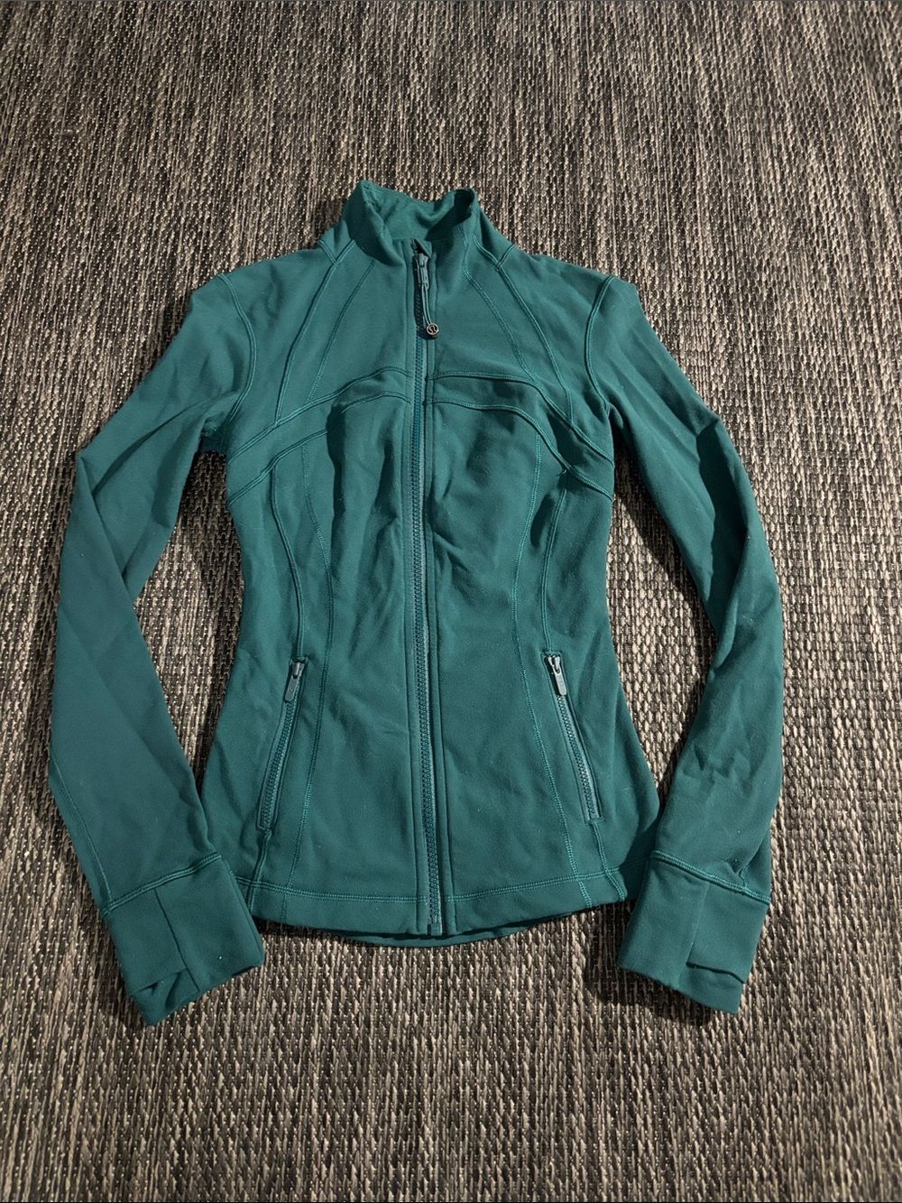 Lululemon Define Jacket *Luon Compressive Bodycon Storm Teal Size 2